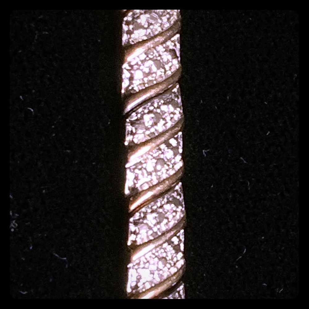 Gold Plated Diamond Accent Bracelet